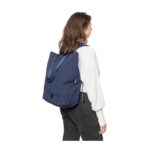 Recycled polycotton (330 gsm) tote backpack Osric - Image 12