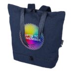 Recycled polycotton (330 gsm) tote backpack Osric - Image 7