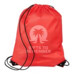 Polyester (210D) drawstring backpack Stef - Image 3