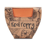 Terracotta pot 'poppy' - Image 2