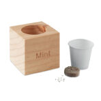 Herb pot wood "MINT" - Image 2