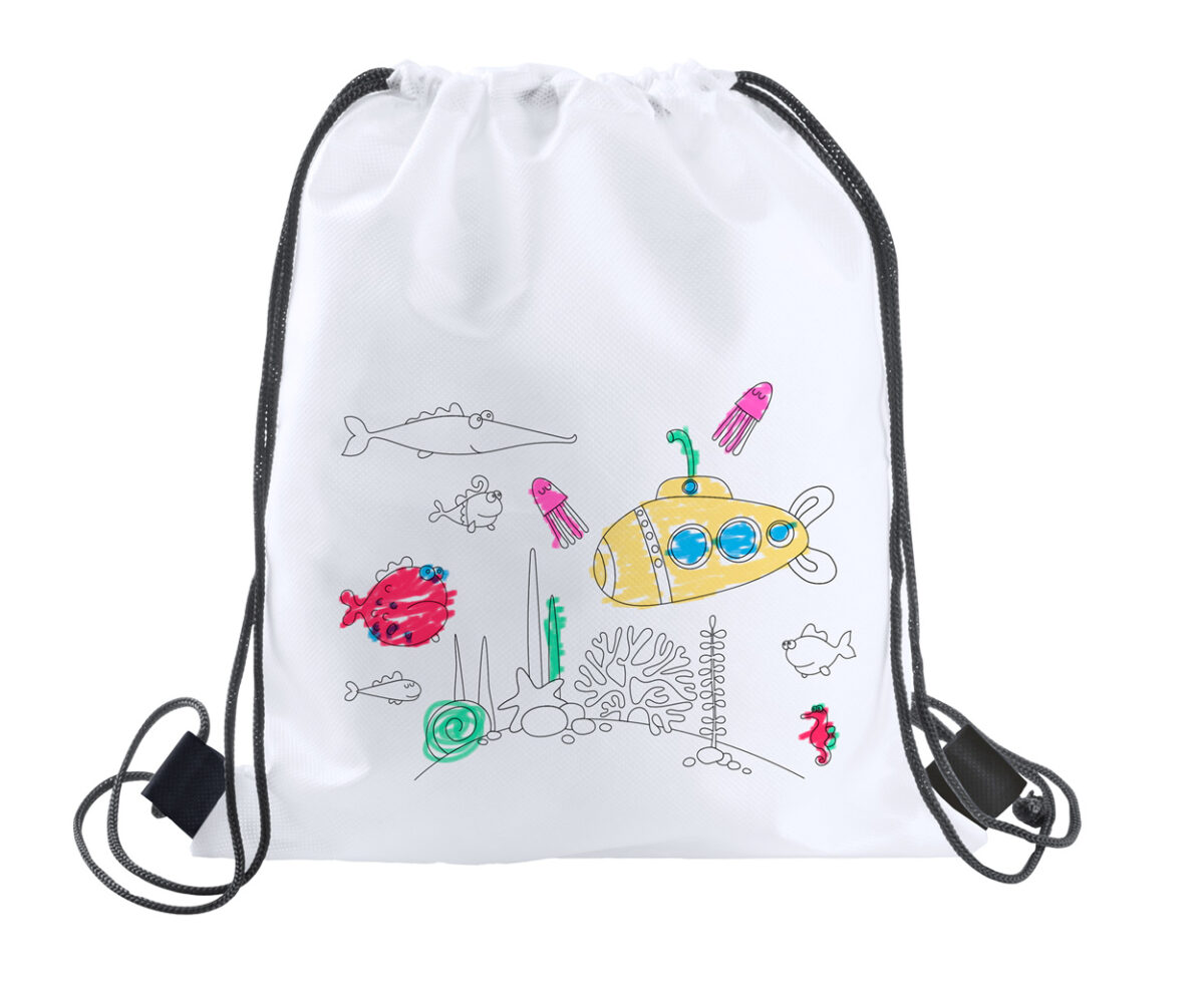 Carle colouring drawstring bag - Image 3
