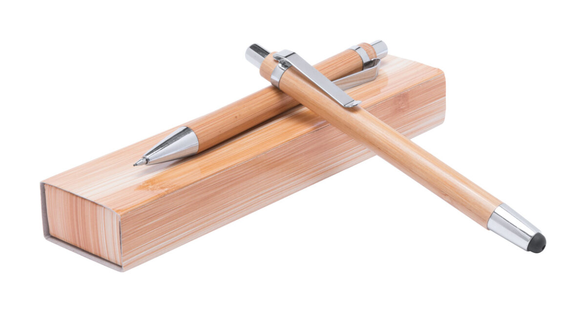 Seshania bamboo pen set - Image 3