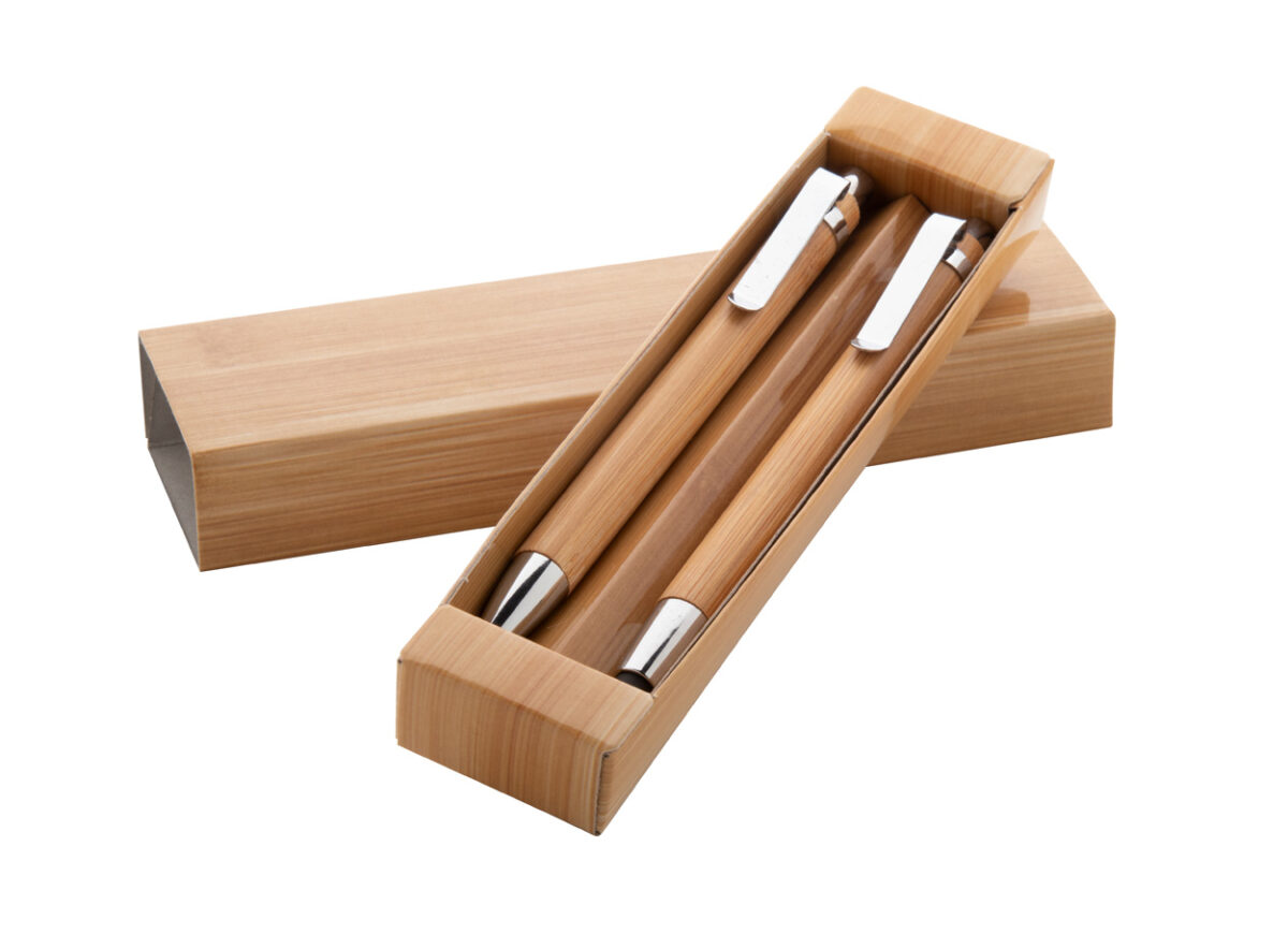Seshania bamboo pen set - Image 2