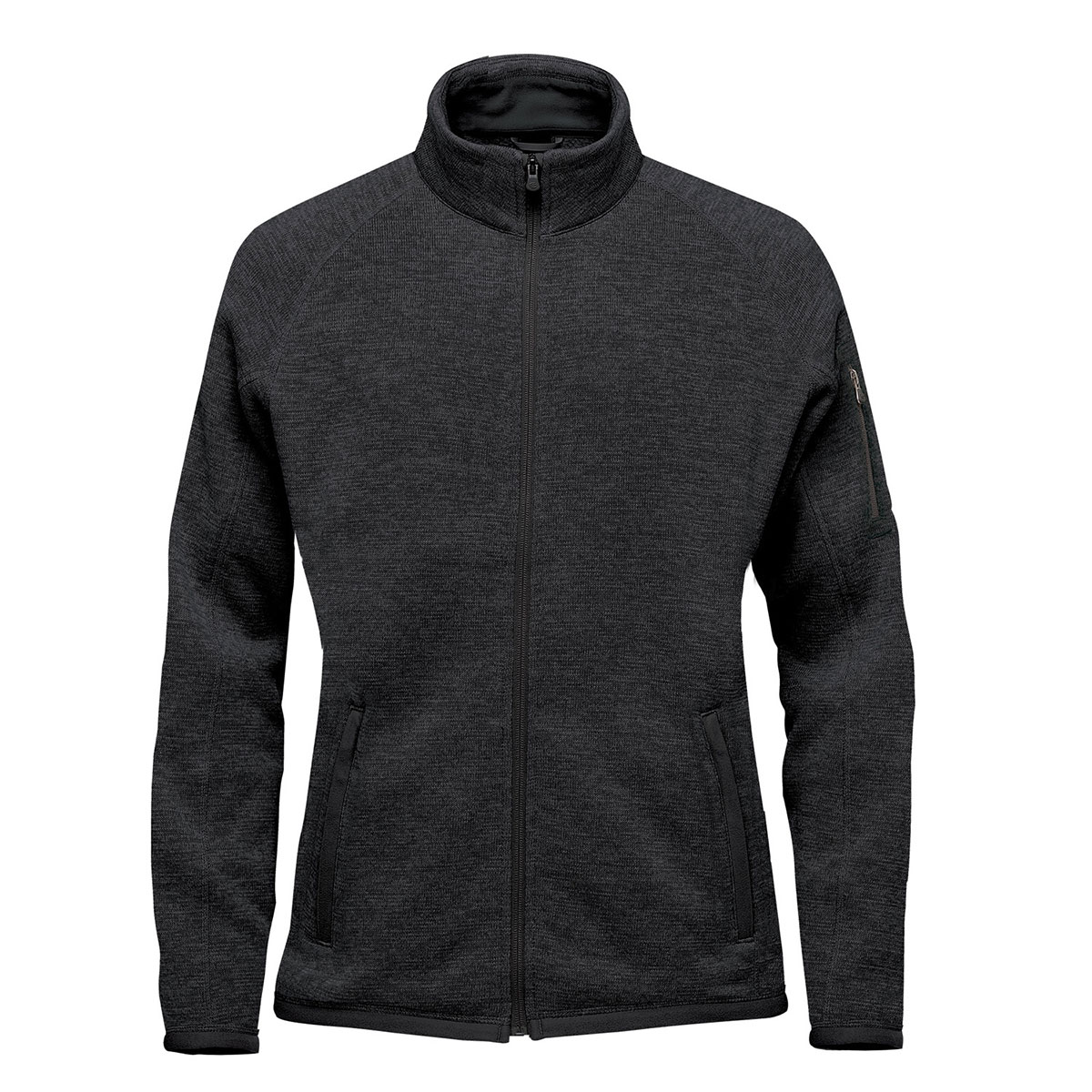 Crna-FHZ-1W-04000000-PREDNJI Women's Avalante Full Zip Fleece Jacket - Slika 1