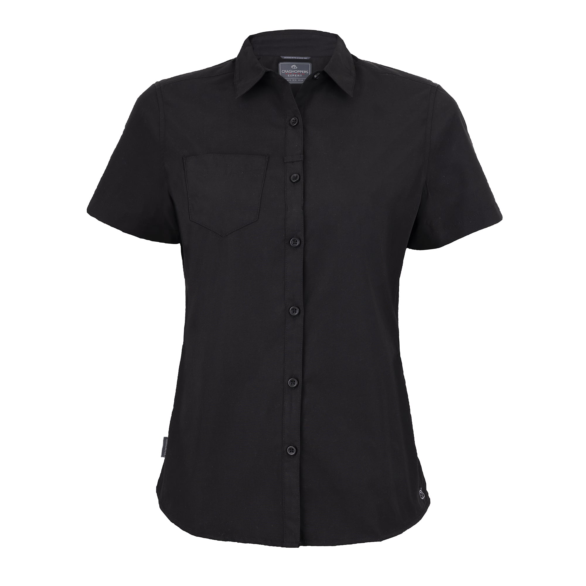CES004-800-Black-01-Kiwi-SS-Shirt-W Women's Expert Kiwi Short Sleeved Shirt - Slika 1