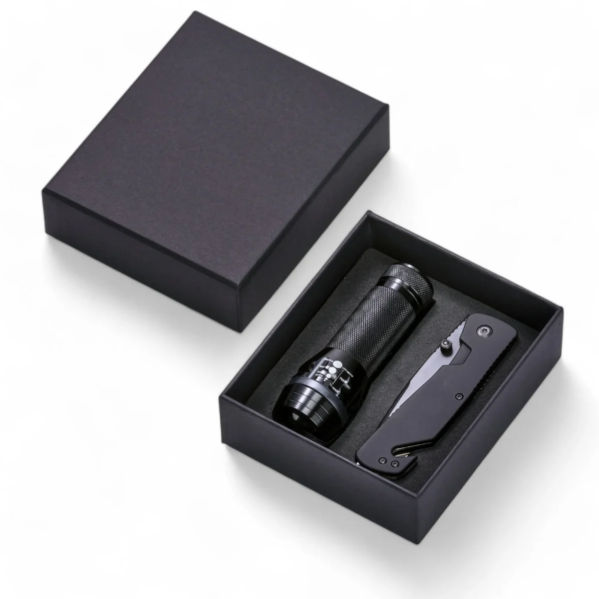 ma01_mk01_photoroom PRIMO EMERGENCY SET: RESCUE KNIFE AND FLASHLIGHT - Image 1