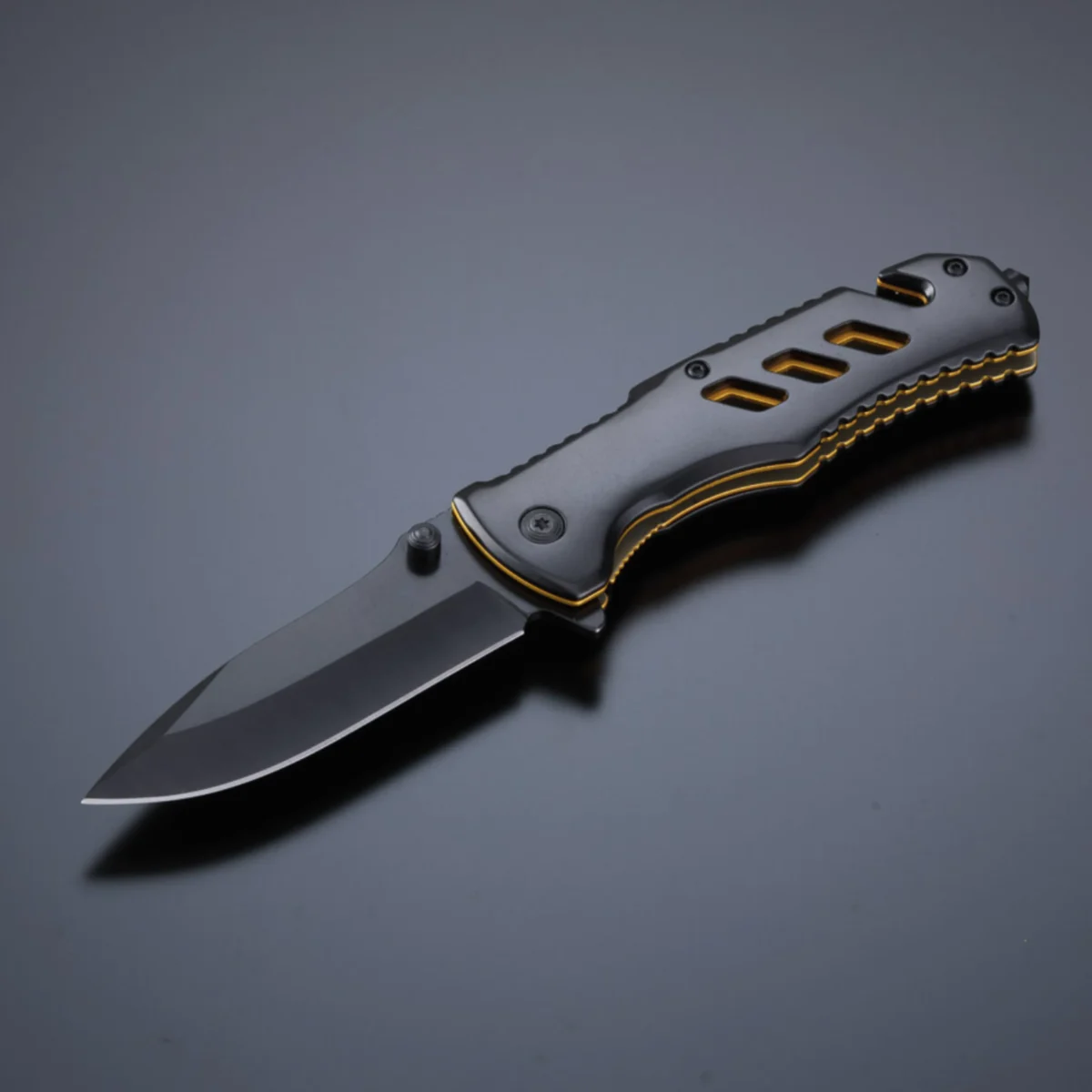 TITANIUM-COATED STEEL EMERGENCY KNIFE OPTIMA - Image 2
