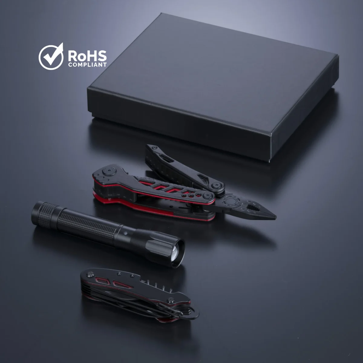 OPTIMA SET II: MULTITOOL, POCKET KNIFE, AND MEDIUM FLASHLIGHT - Image 1