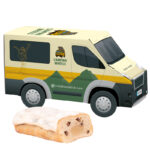 3D present van, mini stollen
