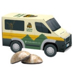 3D present van, 4 WEISS mini gingerbreads - Image 2