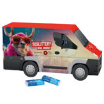 Advent calendar van, share mini chocolate bars - Image 2