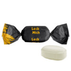 Peppermint sweet, unfilled, in compostable white wrapper - Image 2