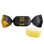 Lemon sweet, unfilled, in compostable white wrapper - Image 2