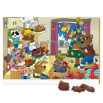 Classic wall advent calendar, german puzzle motif, portrait, Friedel milk chocolate - Slika 2