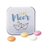 Square tin, white, Mentos chewy candy Fruit - Image 2