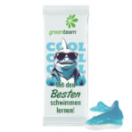 Trolli jelly gum single "shark", compostable foil white - Slika 2