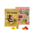 Mini vrećica 12 g, kompostabilna folija bijela, Trolli veganske žele gume, 14 % voćnih sokova