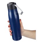 Recycled stainless steel double-walled drinking bottle (500 ml) Solene - Slika 4