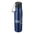 Recycled stainless steel double-walled drinking bottle (500 ml) Solene - Slika 8