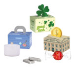 Mini gift box round, mini chocolate bars
