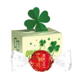 Mini gift box cloverleaf, LINDOR Milk ball - Slika 2