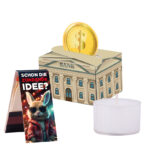 Mini gift box round, tea light & matchbook easter - Slika 2