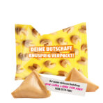 Fortune cookie, foil transparent