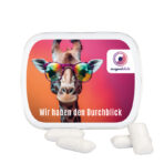 Hinged tin, white, KoRo menthol chewing gum - Image 2