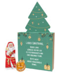 Lindt present, promotional slipcase "christmas tree", LINDOR mini chocolate balls & Santa - Slika 2