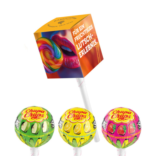 Lolly box, Chupa Chup ball-shaped lolly, fruity