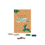 Adventski kalendar za zid brenda, mini čokoladice