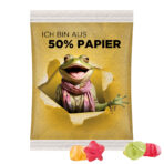 Maxi bag 50g, white foil with approx. 50 % paper content, Trolli fruit jelly gums Stars - Image 2