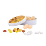 Midi tin, white, mini sweets japanes mint
