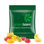 Mini bag 15g, compostable foil white, Trolli fruit jelly gums premium bears - Image 2
