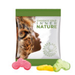 Mini bag 10g, foil white, Trolli fruit jelly gums bicycle - Image 2