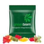 Mini bag 10g, compostable foil white, Trolli fruit jelly gums plane - Image 2