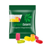 Mini bag 15g, compostable foil transparent, Trolli fruit jelly gums mobile - Image 2