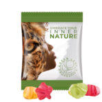 Mini bag 15g, compostable foil white, Trolli fruit jelly gums stars - Image 2
