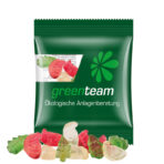 Mini bag, 10g, compostable foil transparent, Trolli fruit jelly gums Christmas mix - Image 2