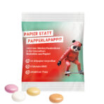 Mini bag 8g, recyclable paper white, Mentos chewy candy fruit - Slika 2