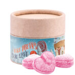 Paper can cco mini, candied mulled wine hearts