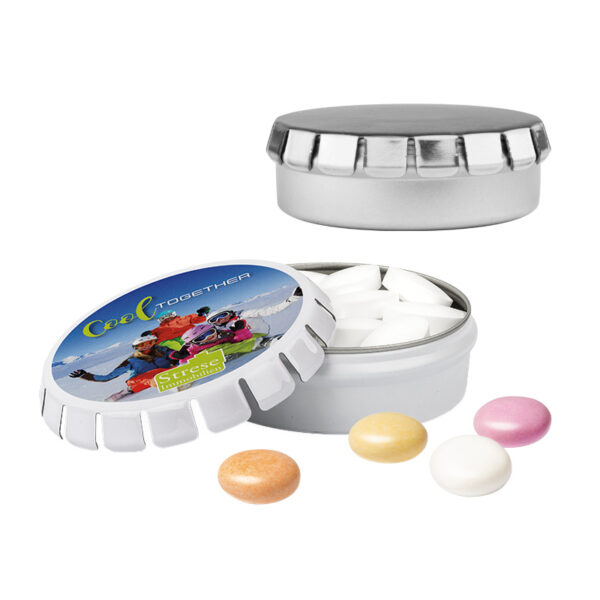 Metalni opružni poklopac Quick boxa, bijeli, dekstroza