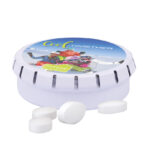 Quick box metal spring cover, white Pfeffi peppermint pastilles - Image 2