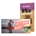 Rettergut čokolada u promotivnoj kutiji