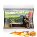 Snack midi bag, foil white, chrunchy pretzel mix - Image 2