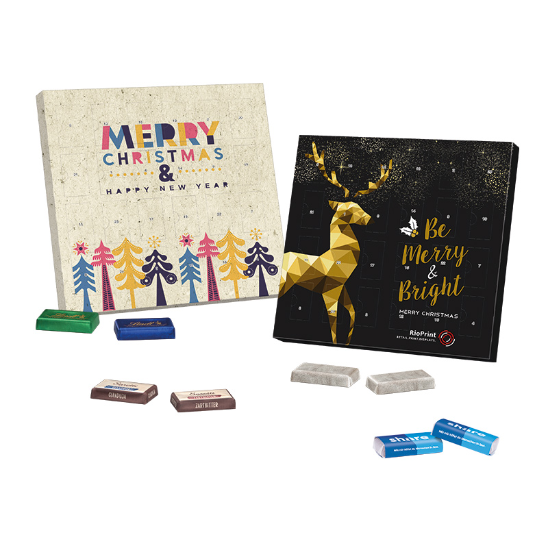taefelchen_adventskalender Mini bar advent calendar, share mini chocolate bars - Image 1