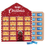 Mini bar advent calendar house ECO, cardboard inlay, share mini chocolate bars - Image 2
