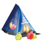 Jelly gums tetrahedron, foil transparent, Trolli fruit jelly gums thumb - Image 2