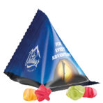 Jelly gums tetrahedron, foil white, Trolli fruit jelly gums stars with - Slika 2